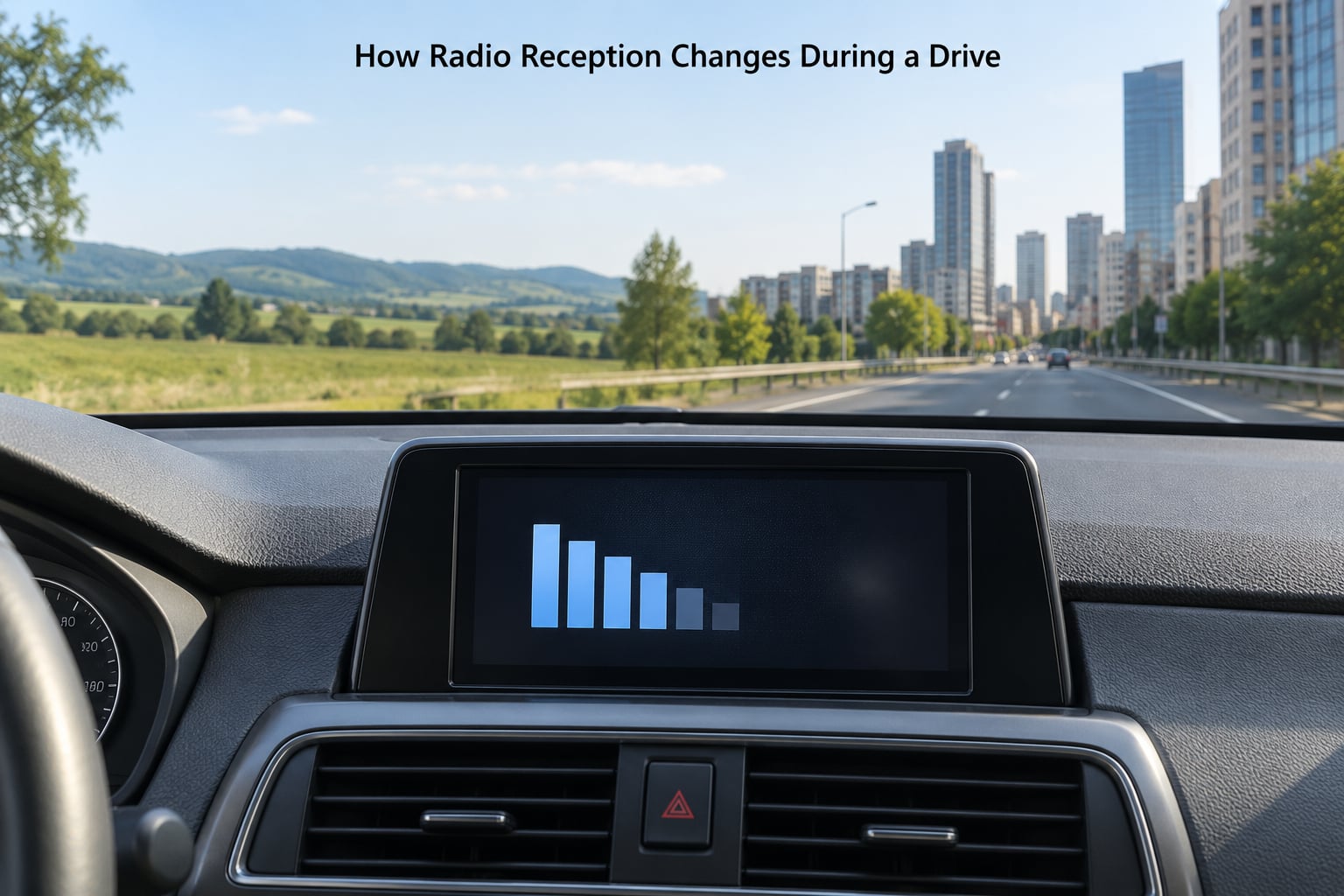 How Radio Reception Changes During a Drive